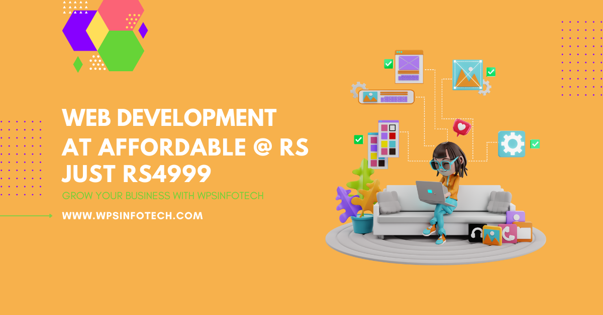 Web development At Affordable @ Rs Just Rs4999